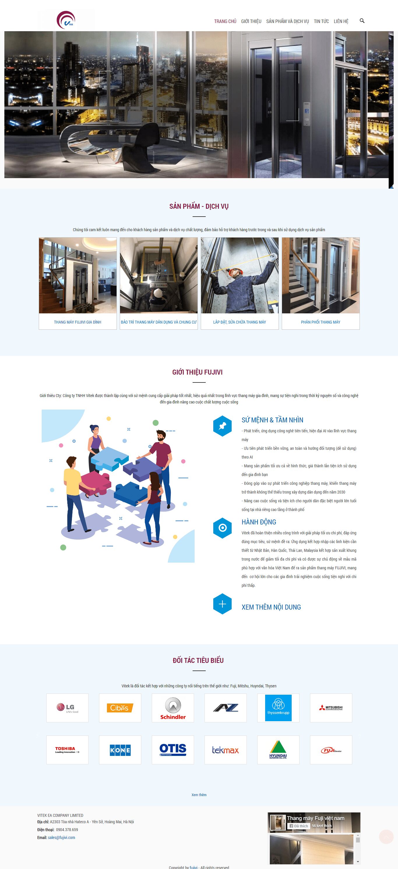 Giới thiệu Dự án Website Fujivi