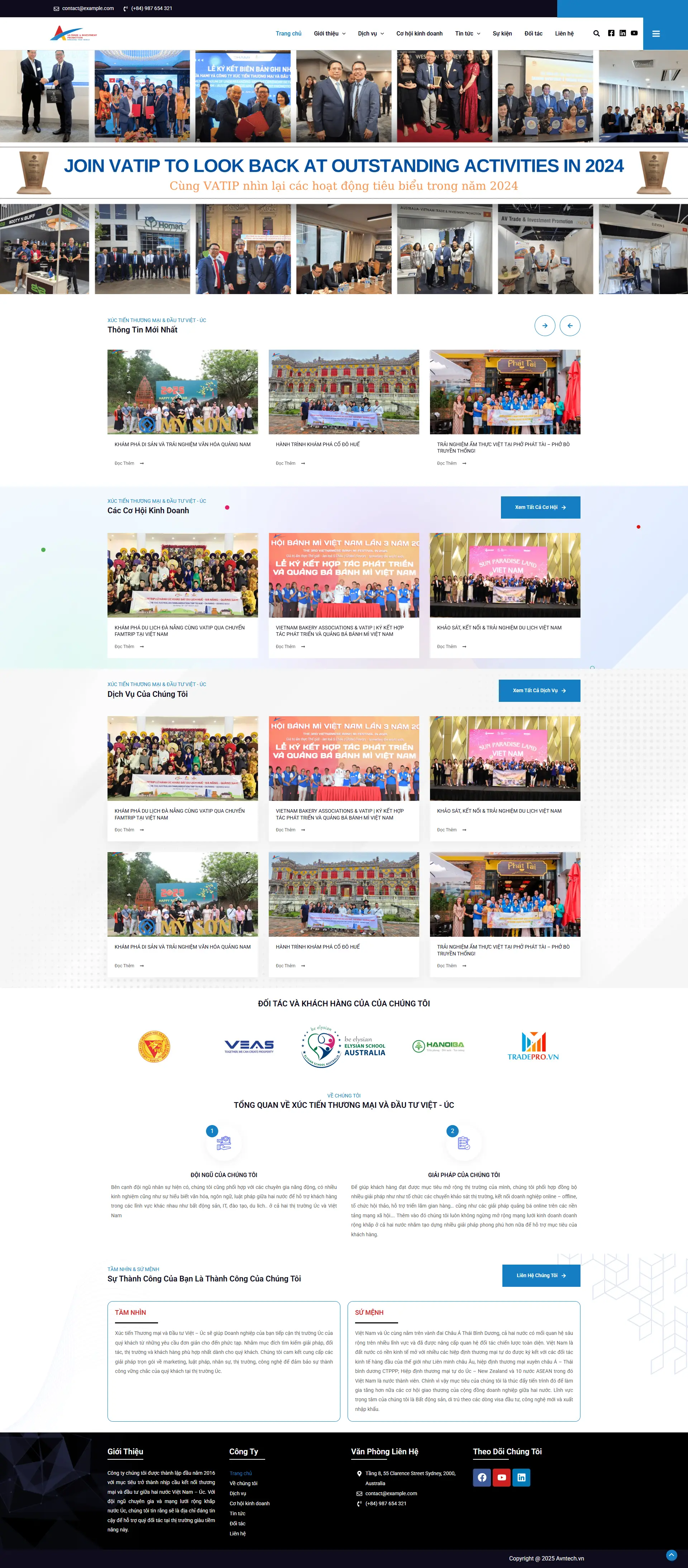 Giới thiệu Dự án Website VietAustralia Trader