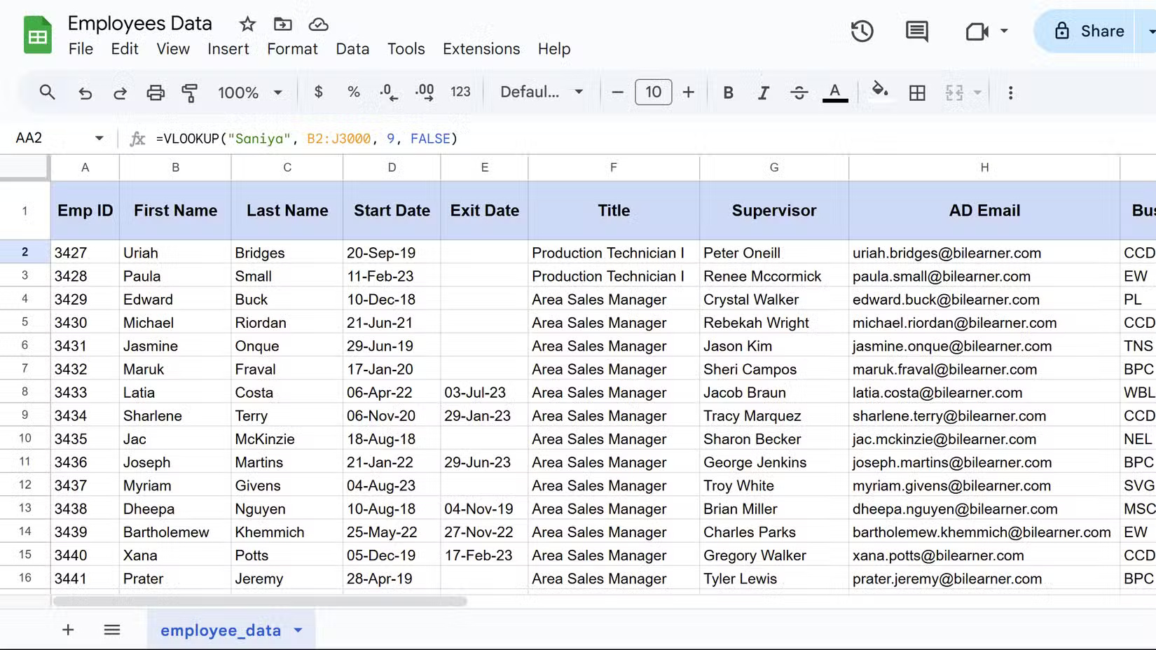 8 công thức Google Sheets giúp công việc dễ dàng hơn rất nhiều