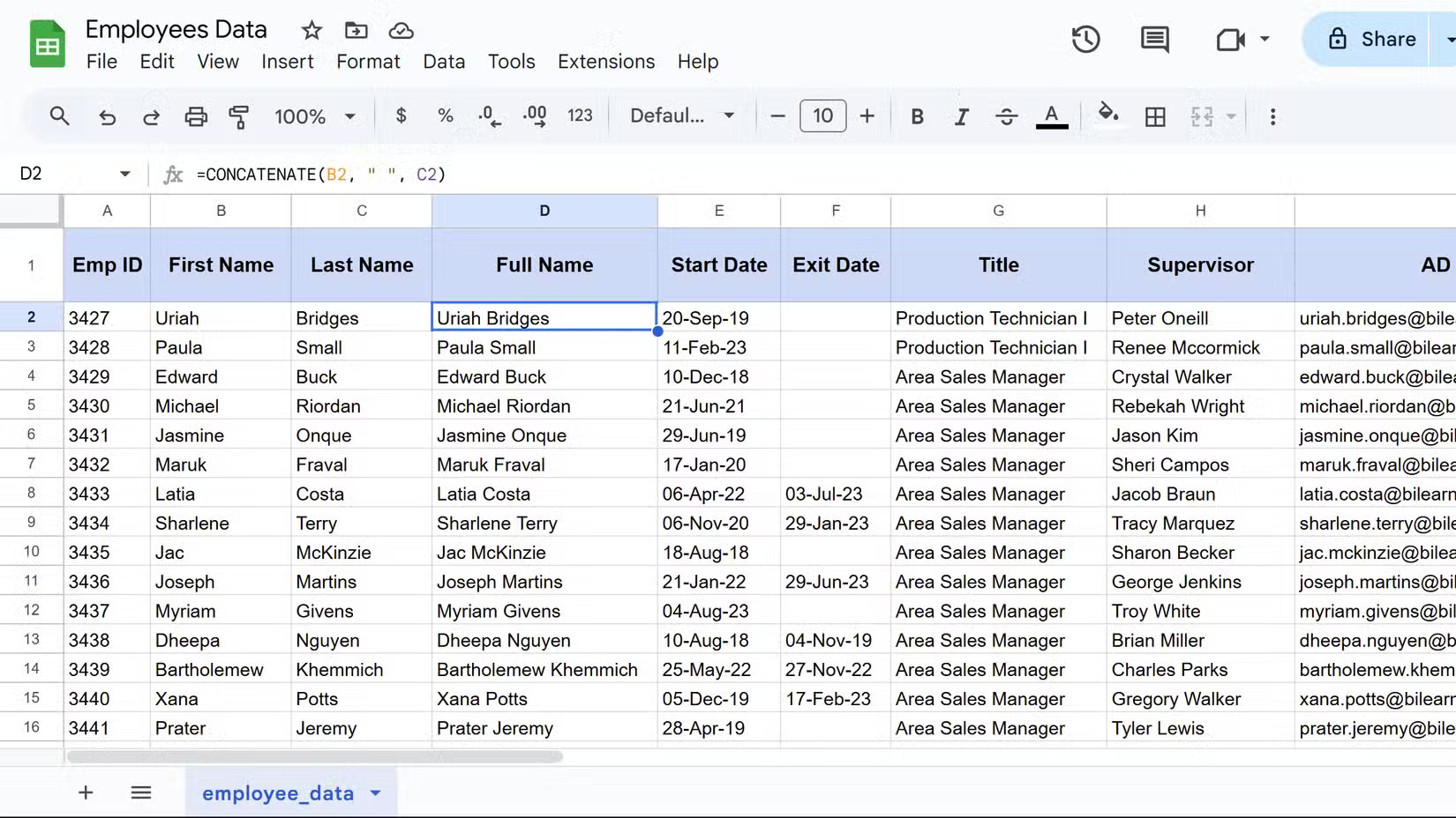 8 công thức Google Sheets giúp công việc dễ dàng hơn rất nhiều