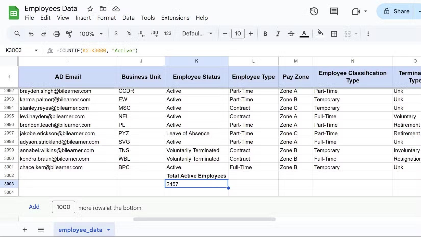 8 công thức Google Sheets giúp công việc dễ dàng hơn rất nhiều