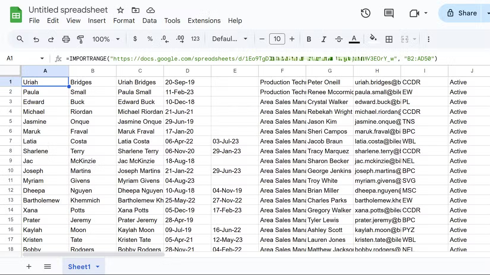 8 công thức Google Sheets giúp công việc dễ dàng hơn rất nhiều